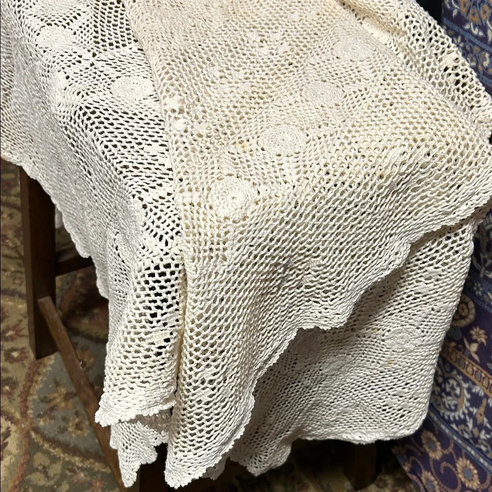 Crochet Lace Tablecloth